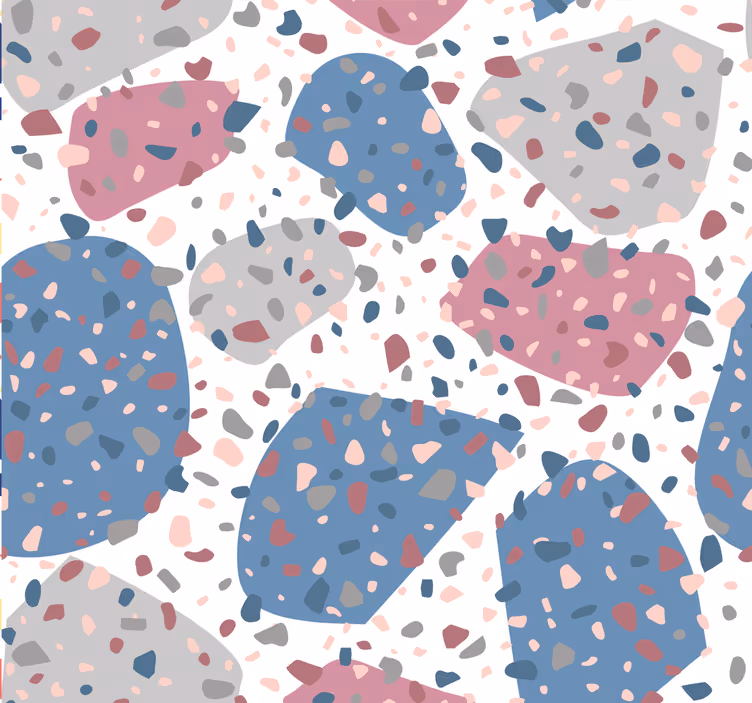 Pettyes terrazzo Tapéta Pöttyös - TenStickers
