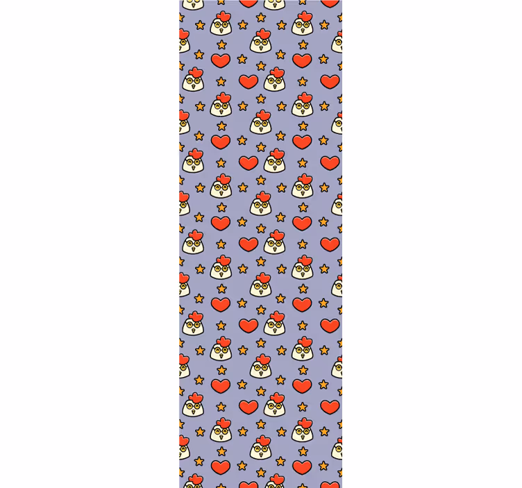 Rajzfilm csirke minta Allati tapéta - TenStickers