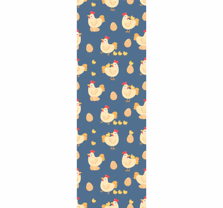 Csirkék minta Allati tapéta - TenStickers