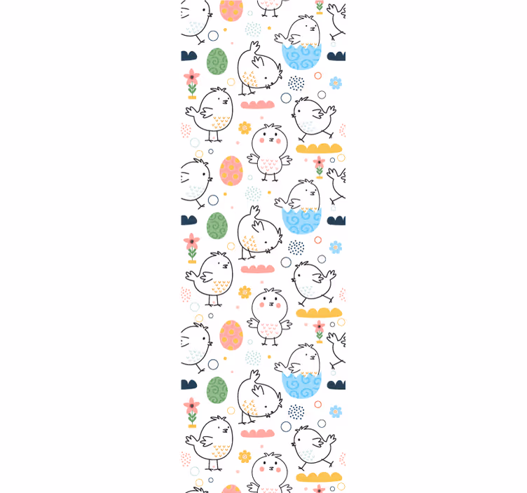 Csaj minta gyönyör Gyerekszoba tapéta - TenStickers