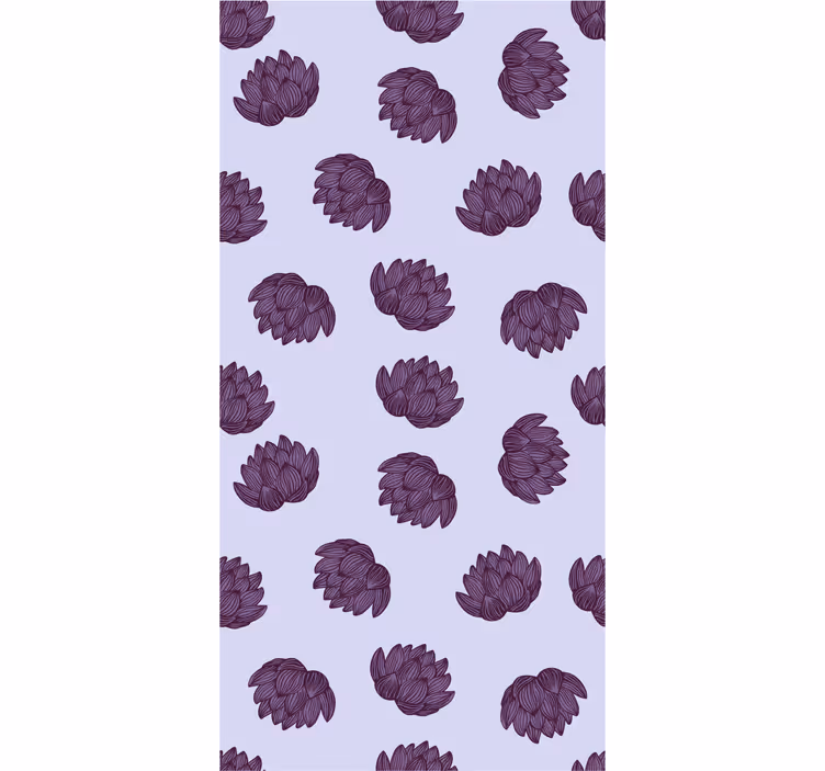 Virágmintás egyszerűség Tapéta Virágok - TenStickers