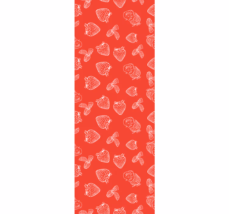 Eper vázlat Tapéta Virágok - TenStickers