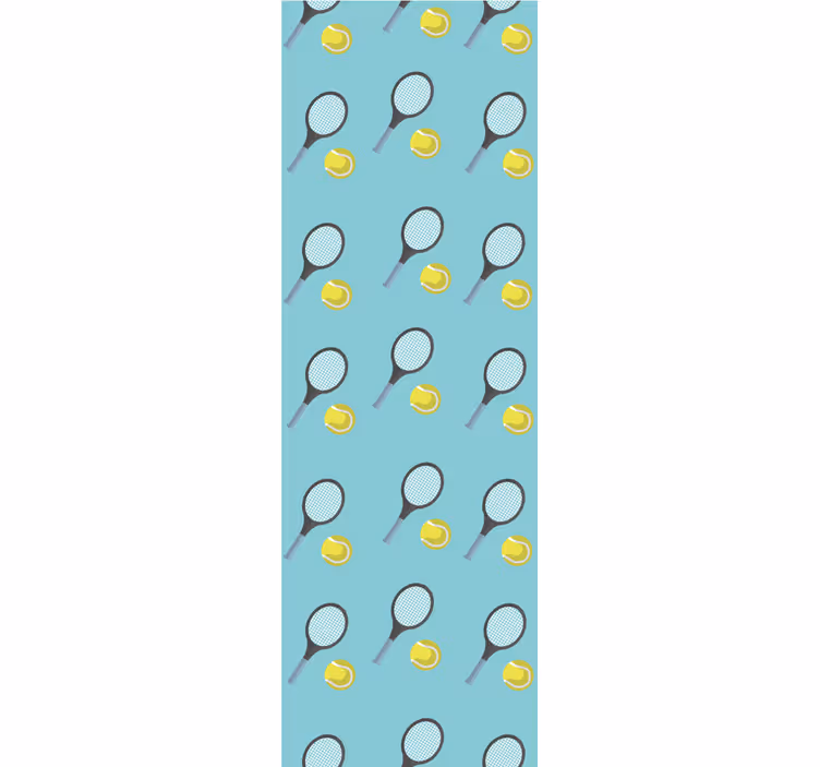 Tenisz minta Tapéta Művészet - TenStickers