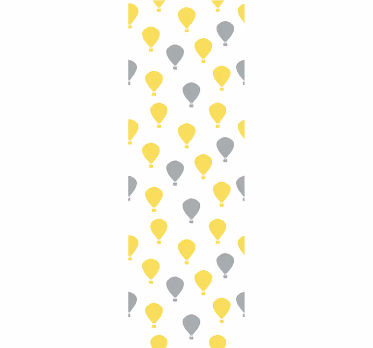 Hőlégballon minta Gyerekszoba tapéta - TenStickers