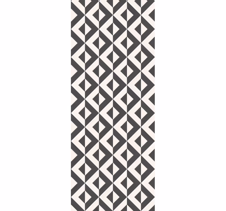Geometriai minta tervezés Fürdőszoba tapéta - TenStickers