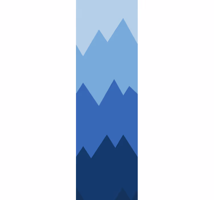 Hegycsúcsok minta Tapéta Geometriai - TenStickers