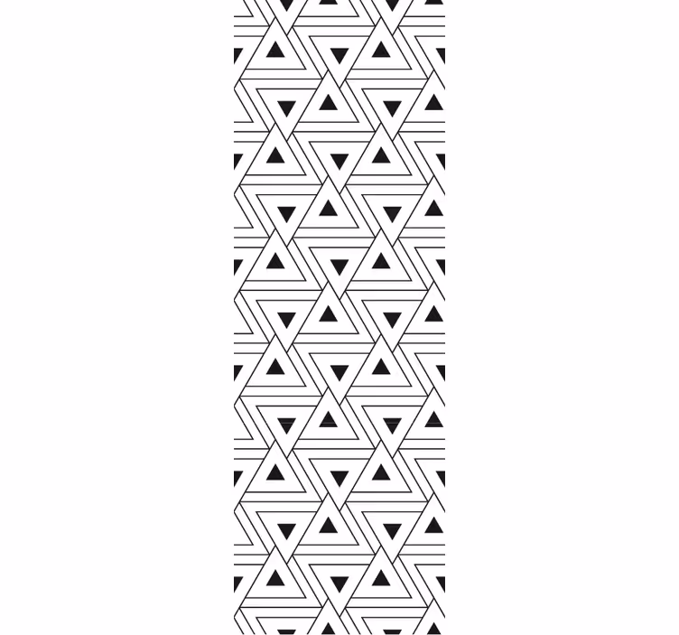 Fekete-fehér design tapéta - TenStickers