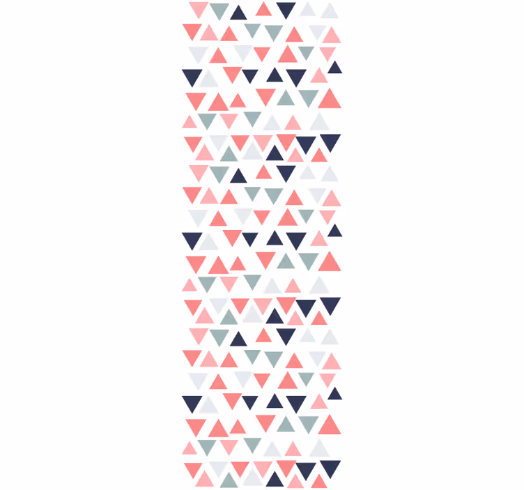 Geometrikus háromszög motívum Tapéta Geometriai - TenStickers