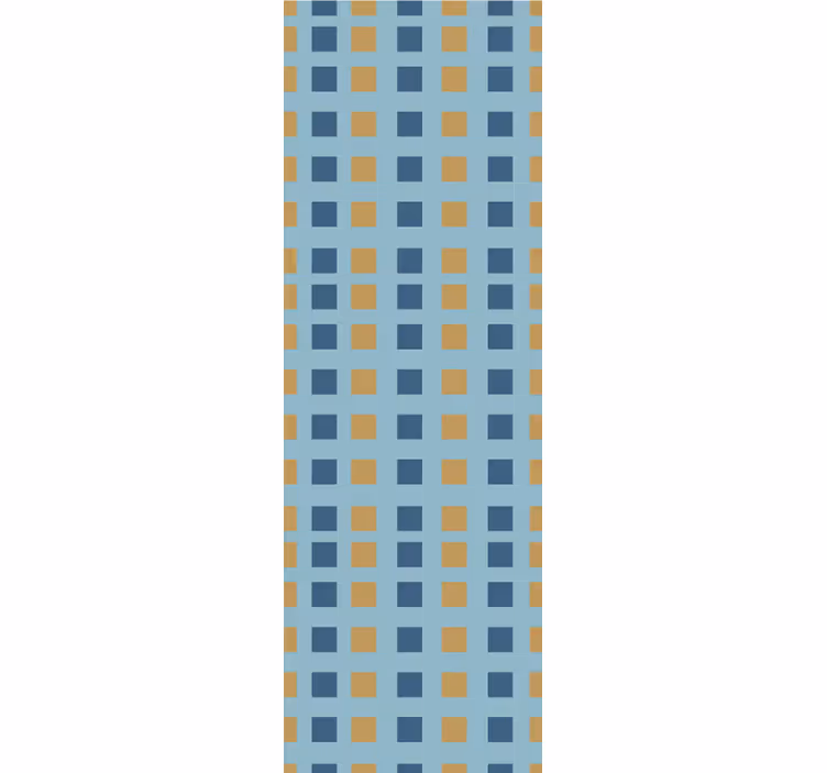 Geometriai négyzetrács Tapéta Négyzet alakú tapéta - TenStickers