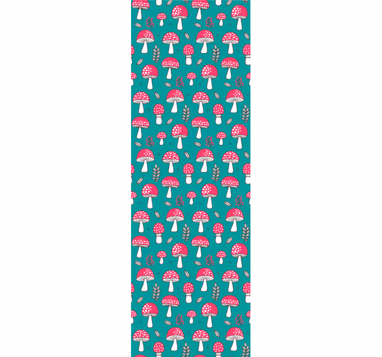 Erdei gombák minta Tapéta Természet - TenStickers