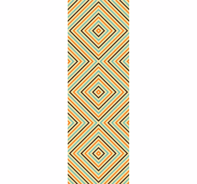 Geometriai rombusz Tapéta Geometriai - TenStickers