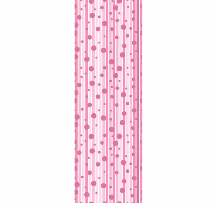 Csíkos pontminta Tapéta Pöttyös - TenStickers