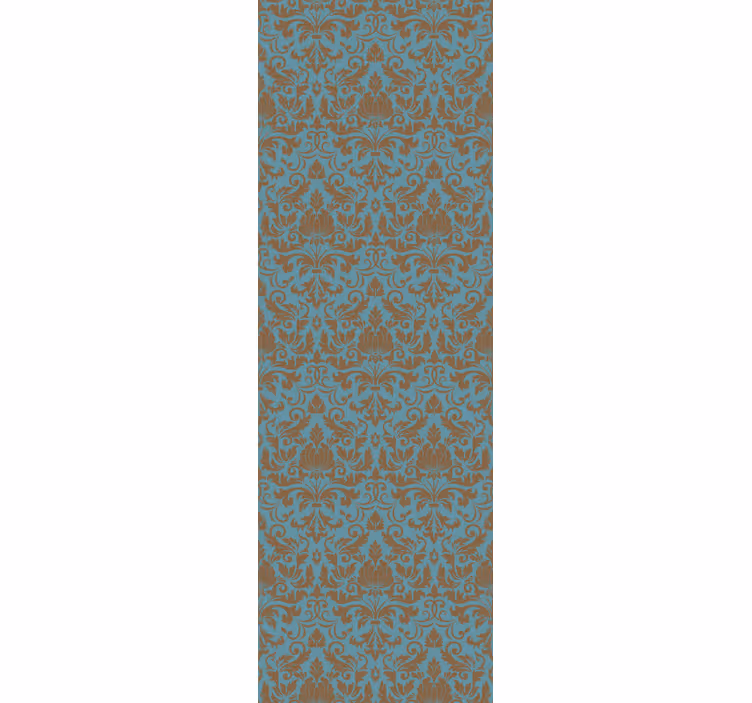 Föld tónusú kék elegáns modern tapéta - TenStickers