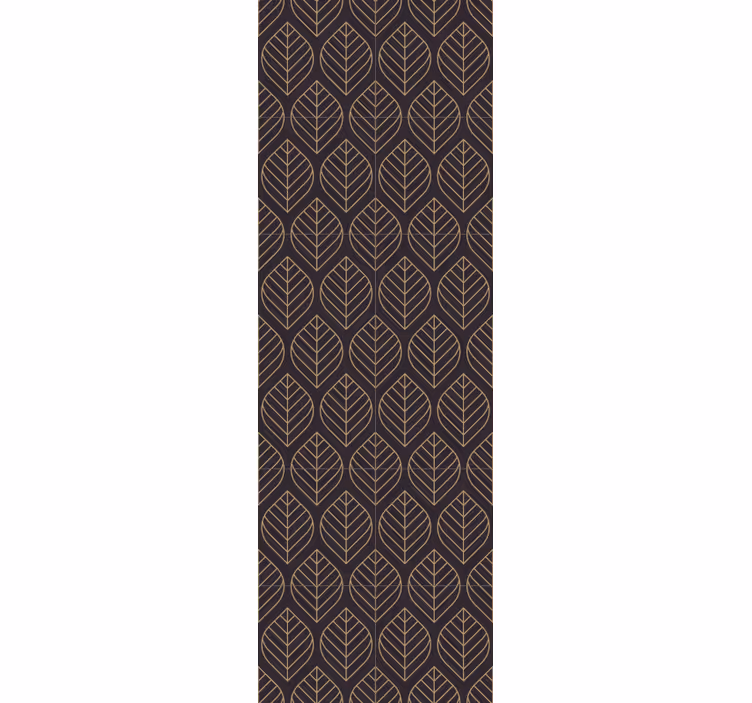őszi levelek elegáns design modern tapéta - TenStickers
