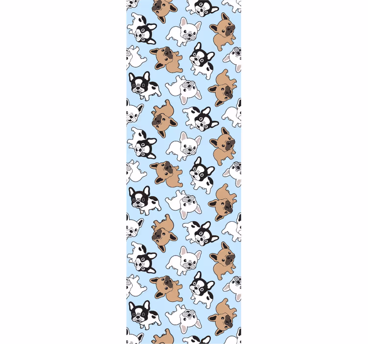 Francia bulldog minta hálószoba tapéta - TenStickers