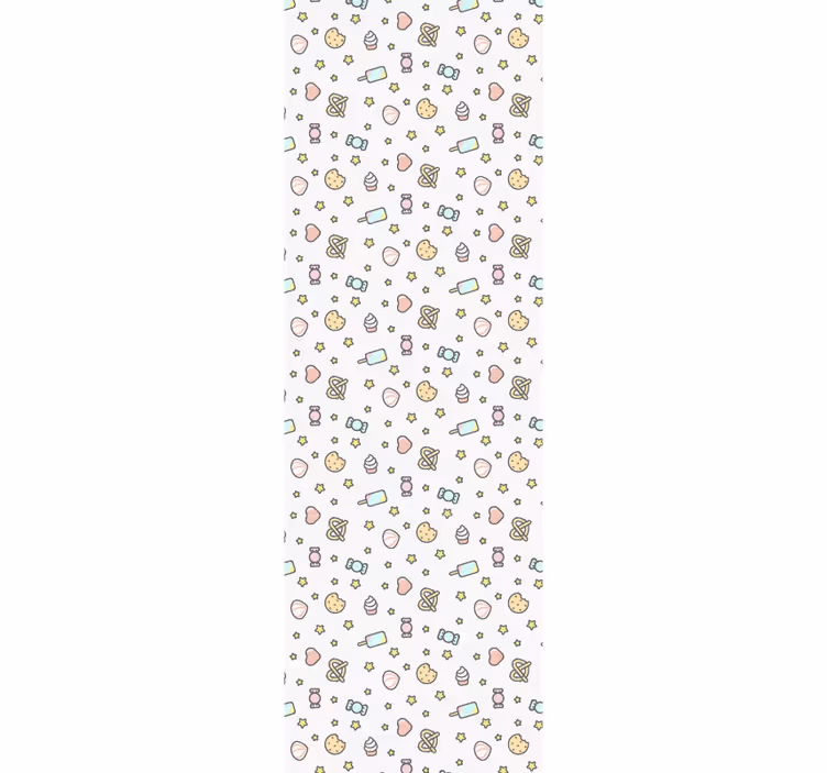 édesség-ihlette minta Babaszoba tapéta - TenStickers