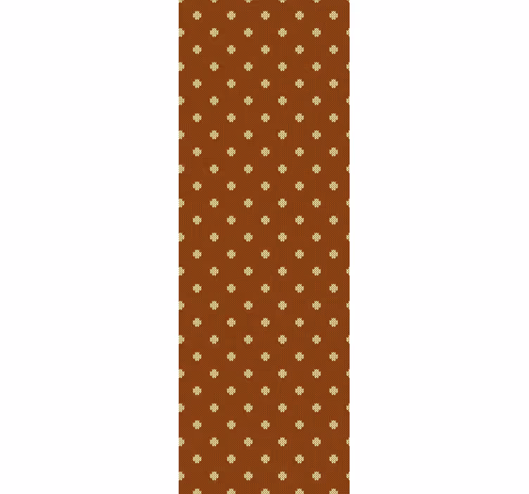 Barna kereszt minta Iroda tapéta - TenStickers