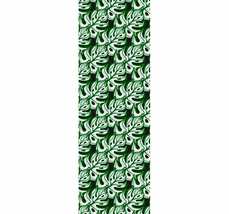 Leveles zöld motívum Tapéta levelek - TenStickers