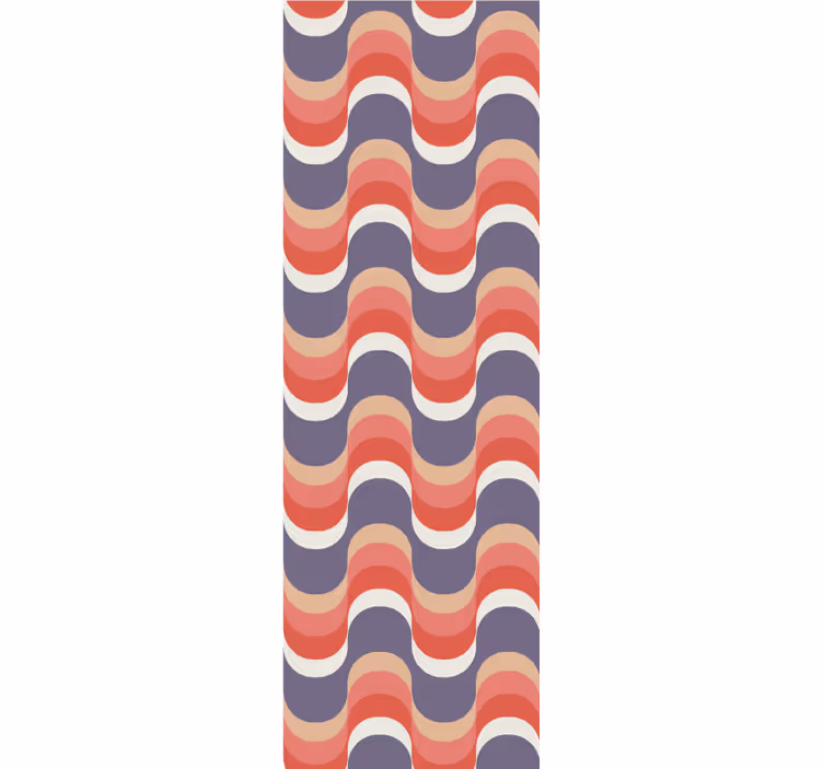 Geometrikus barázdás mintás nappali tapéta - TenStickers
