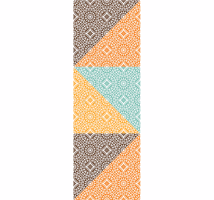 Pszichedelikus hippi mandala vintage tapéta - TenStickers