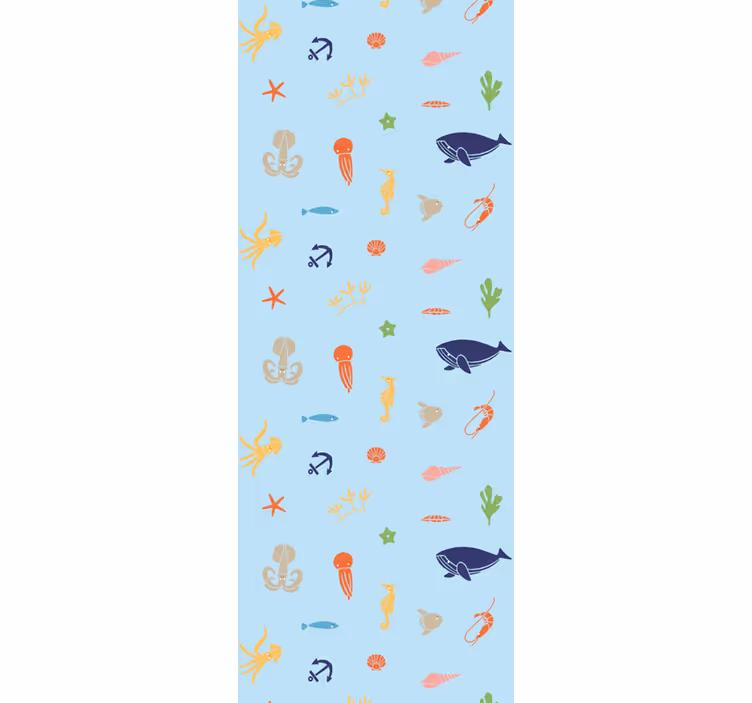 óceán fauna minta Allati tapéta - TenStickers