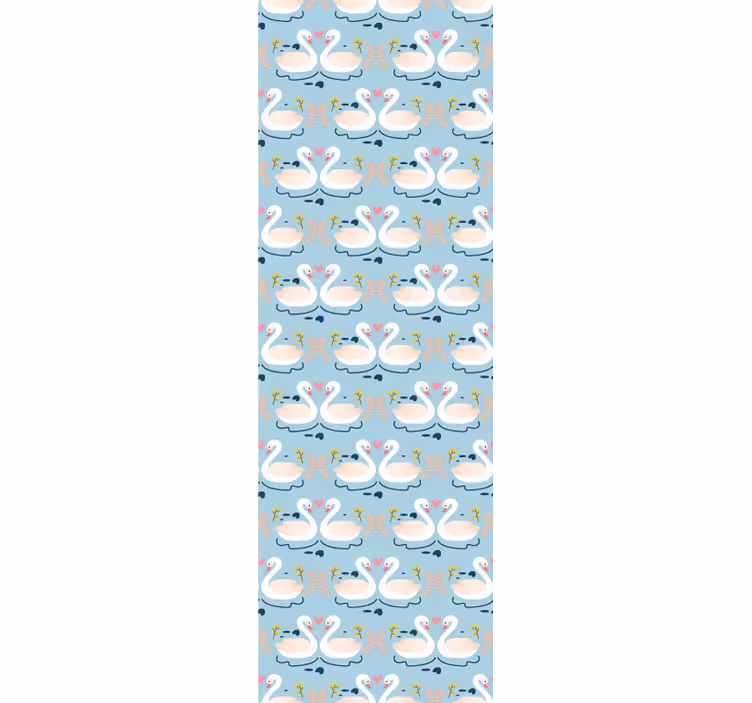 Hattyútó minta Allati tapéta - TenStickers