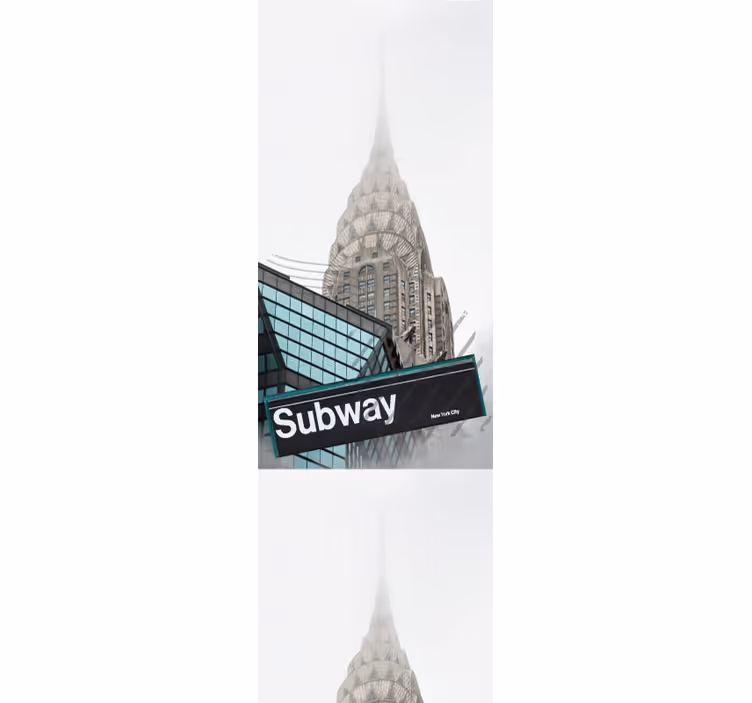 Városi metró bejárata Tapéta városi és országos tapétaek - TenStickers
