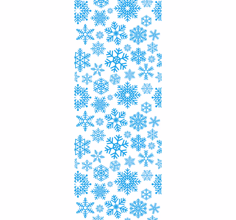 Szezonális hópehely motívum Tapéta Karácsony - TenStickers