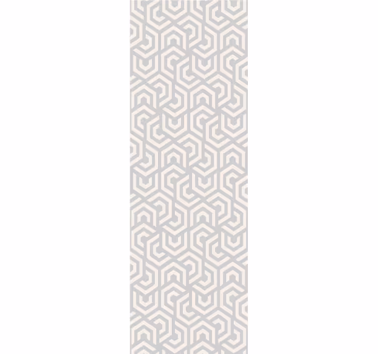 Fehér vonalak szögletes modern tapéta - TenStickers