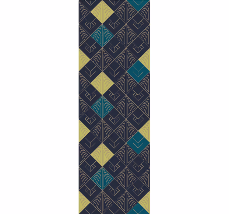 Geometrikus mintás dekorációval Tapéta Geometriai - TenStickers