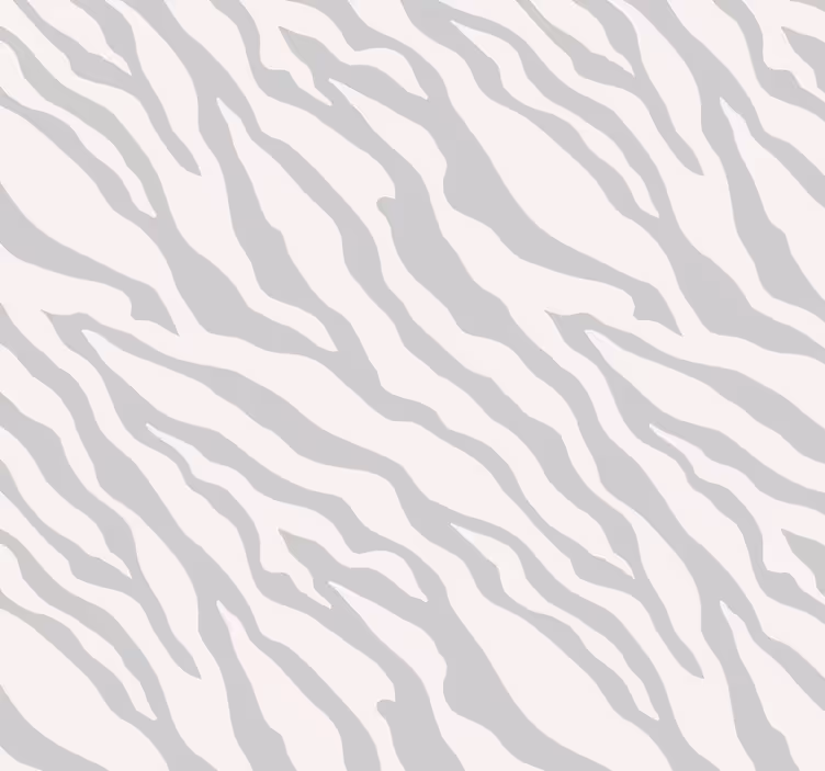 Világos szürke zebra mintás nappali tapéta - TenStickers