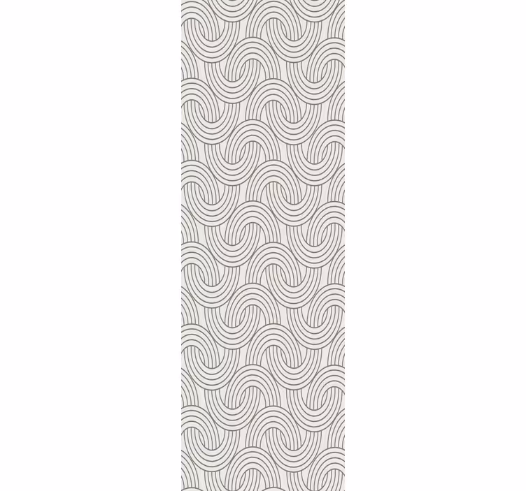 Art deco illúzió mintás díszítő tapéta - TenStickers