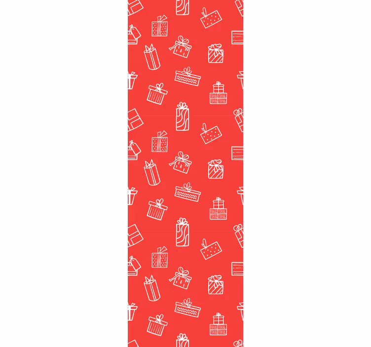 Ajándék minta motívum Tapéta Karácsony - TenStickers