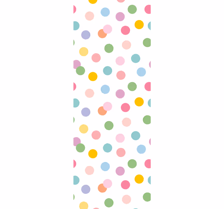 Játékos pontminta Tapéta Pöttyös - TenStickers