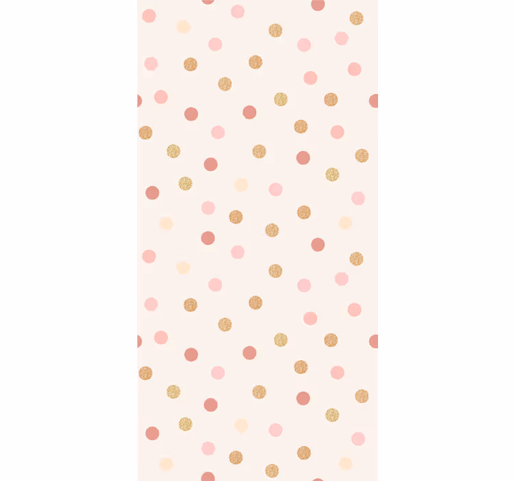 Beige pöttyös mintás babaszoba tapéta - TenStickers