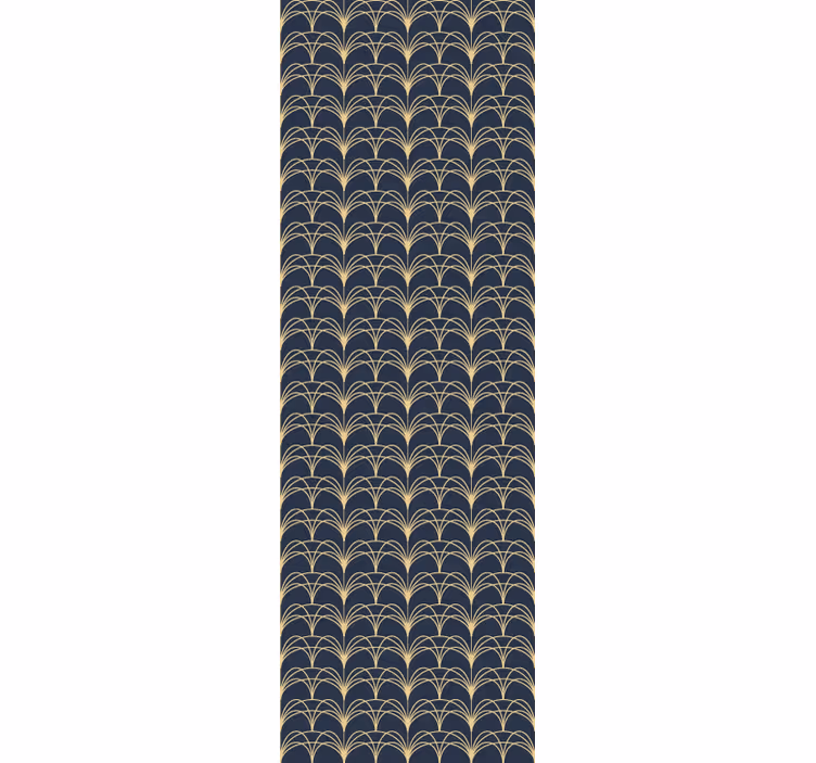 Modern art arany deco mintás négyzet alakú tapéta - TenStickers
