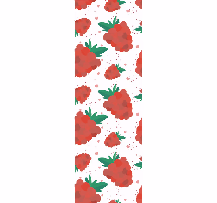 Málna mintás Tapéta Természet - TenStickers