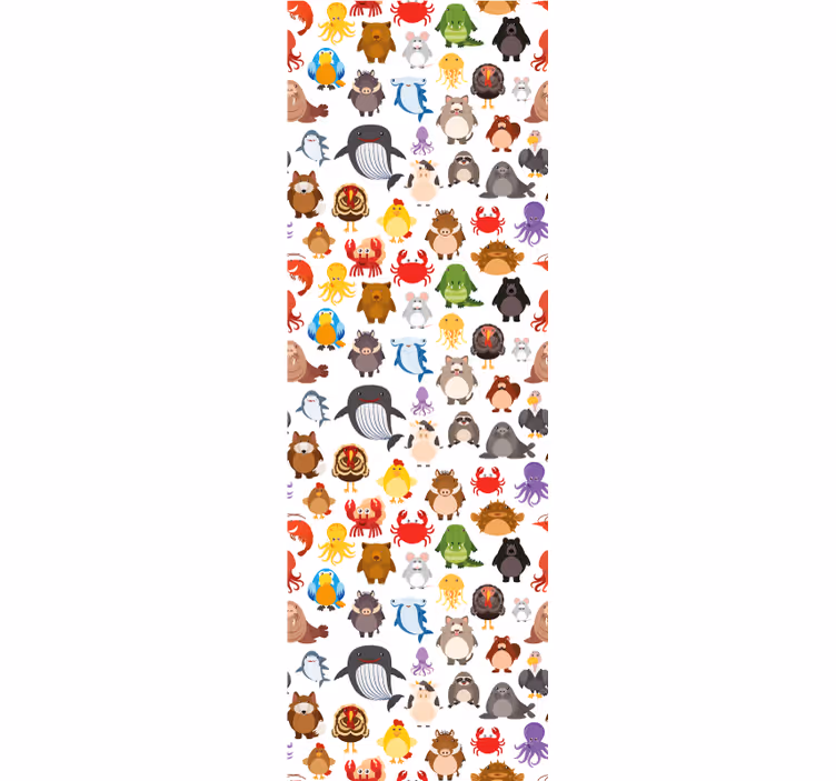 állati karakterek fúziója Allati tapéta - TenStickers