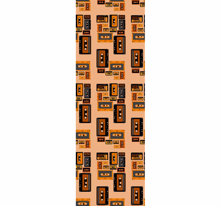 Retro kazettás szalag Tapéta Művészet - TenStickers