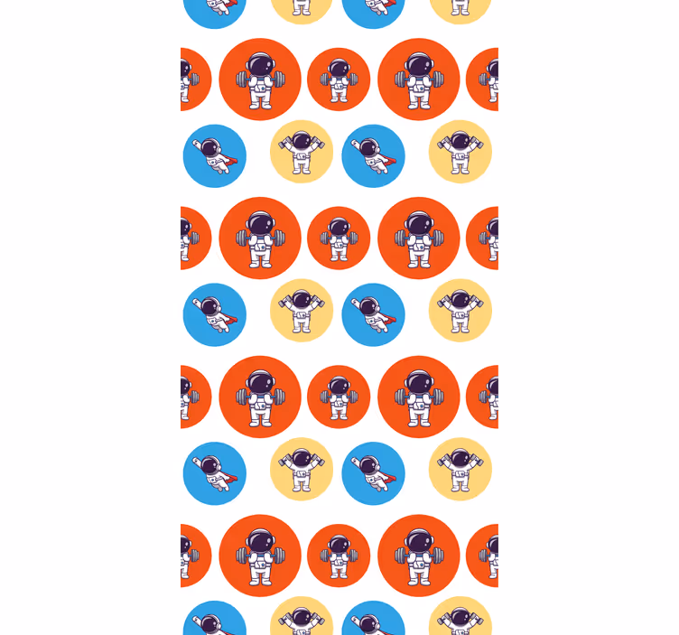 űrhajós minta szórakoztató Gyerekszoba tapéta - TenStickers