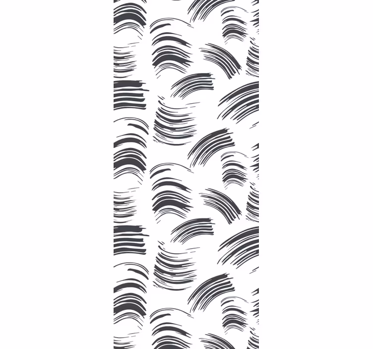 Dinamikus ecsetvonások 3D Tapétaek - TenStickers