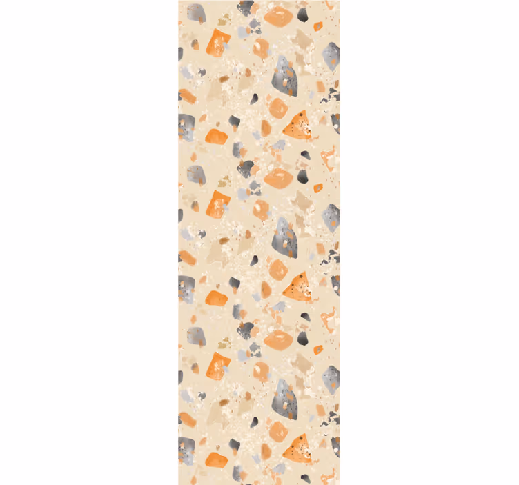 Monokróm terrazzo mintás tapéta - TenStickers