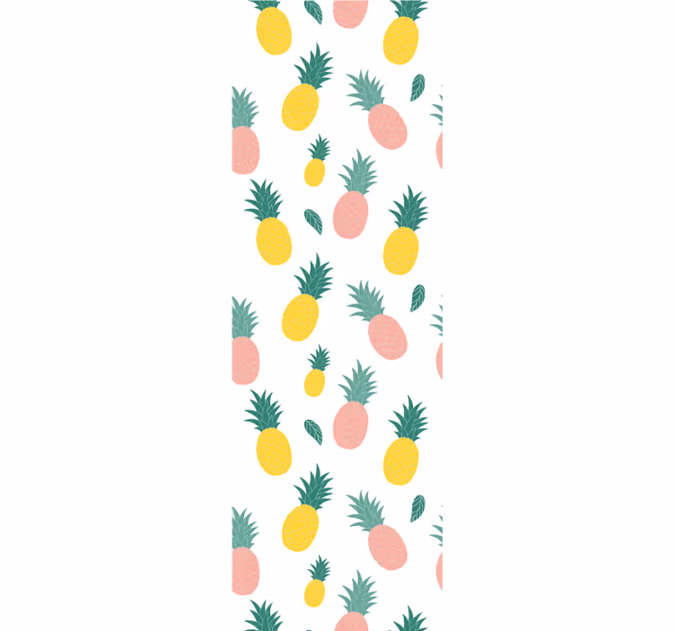 Ananász gyümölcs design konyhai tapéta - TenStickers