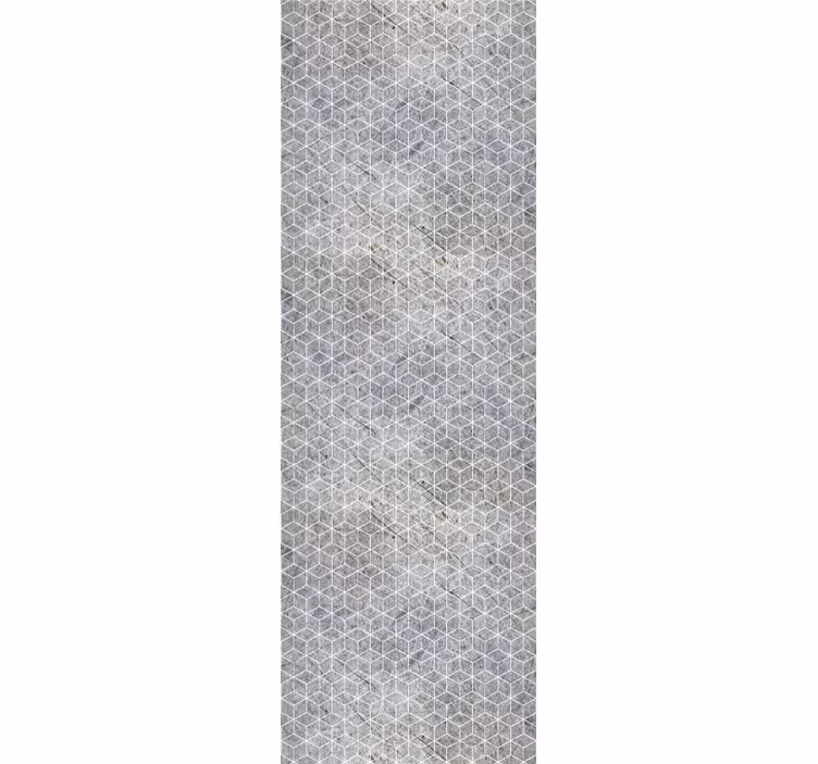 Geometrikus cement ipari dekor tapéta - TenStickers