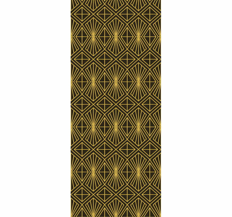 Ragyogó geometriai formák Nappali tapéta - TenStickers
