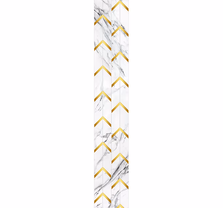Elegáns chevron minta Tapéta üveggolyó - TenStickers