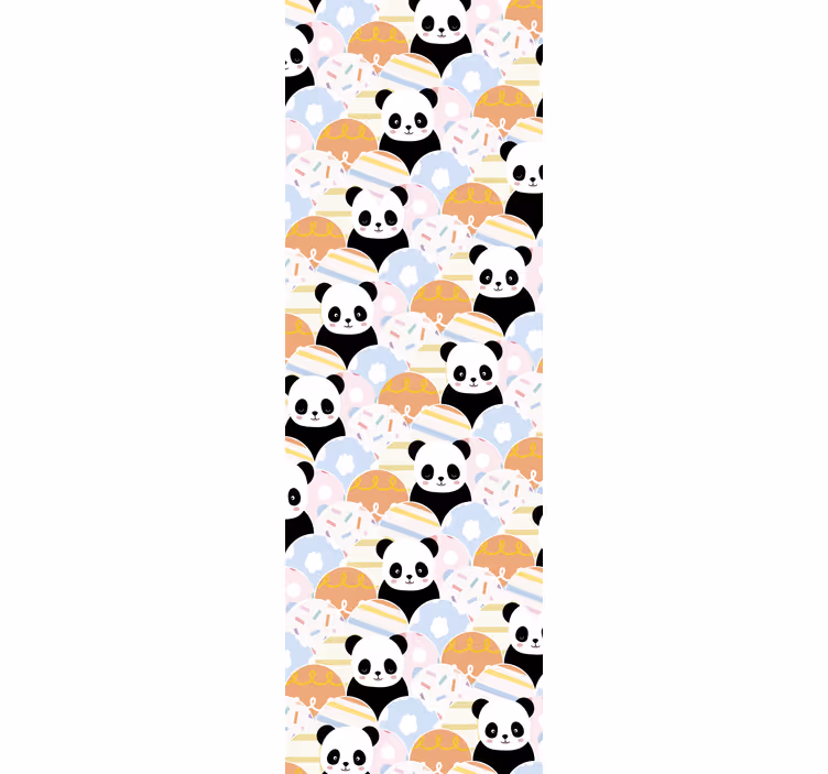 Panda minta Allati tapéta - TenStickers