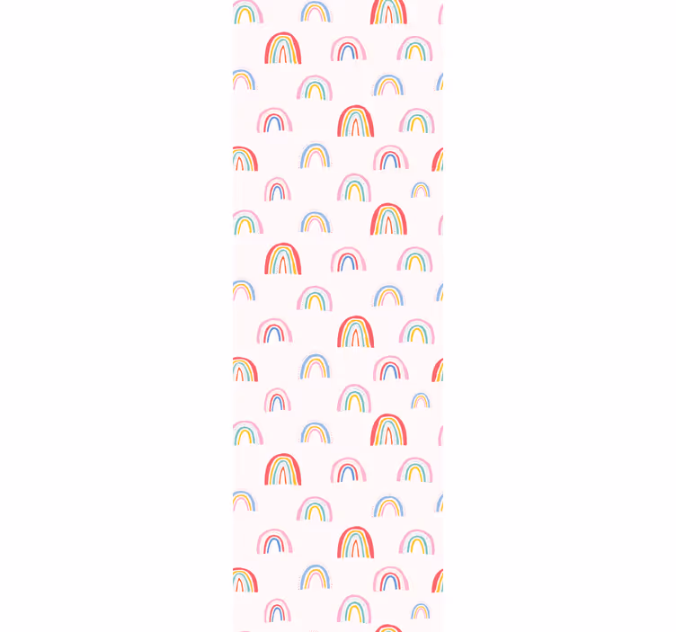Különböző színű szivárvány gyerekek tapéta - TenStickers