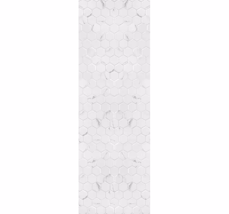 Elegáns szürke csempe hatszögletű modern tapéta - TenStickers