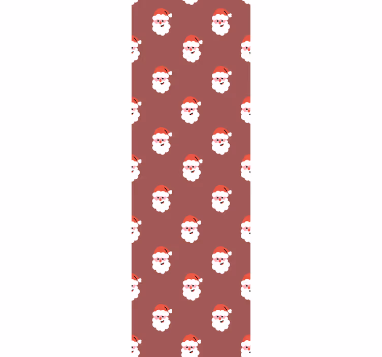 Mikulás mintás tapéta karácsony - TenStickers